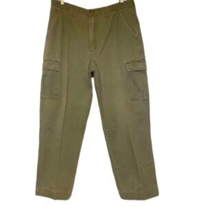 Northern Elements Cargo Pant Men Size 34 Olive Utility Work Relax Straight Hike